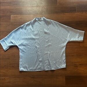 Men's Light Blue Kimono Jacket